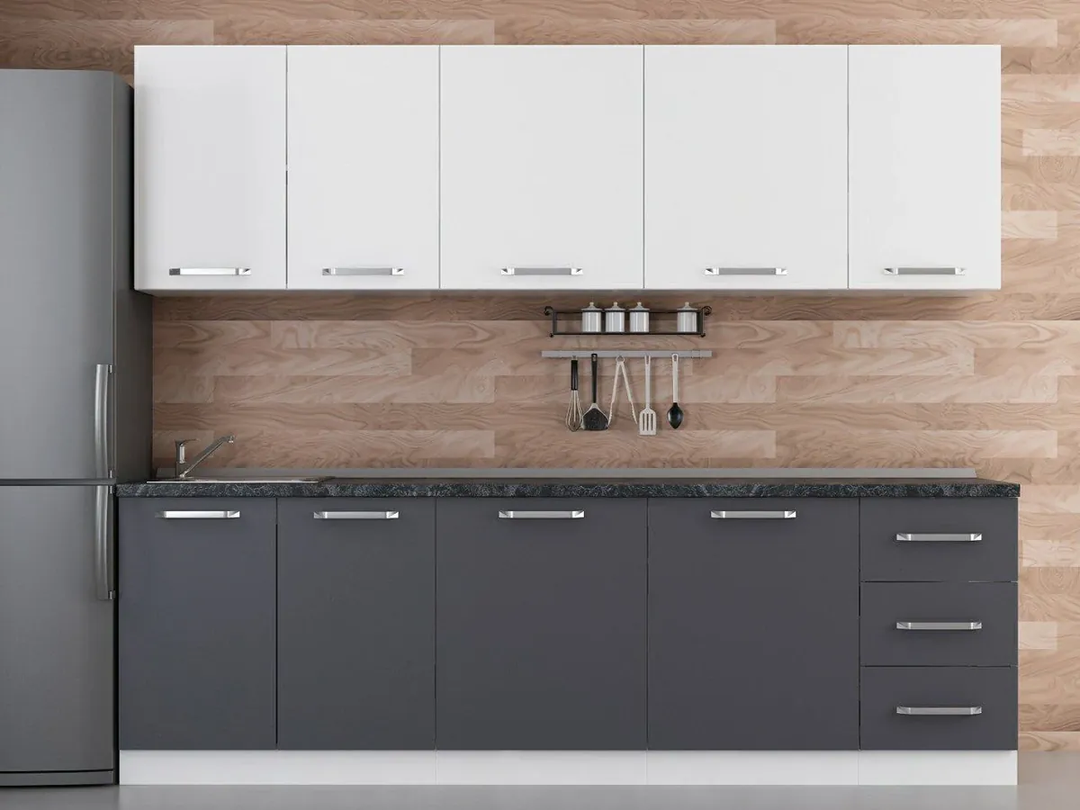 نمونه کابینت MDF با رنگ نوک مدادی