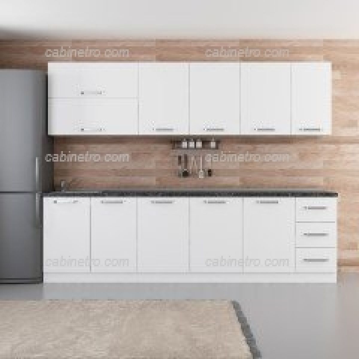 سرویس آشپزخانه | سفید 280 سانتی B-1