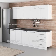 سرویس آشپزخانه | سفید 240 سانتی B-1