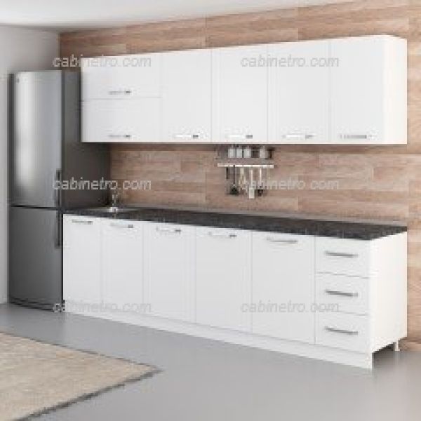 سرویس آشپزخانه | سفید 280 سانتی B-1