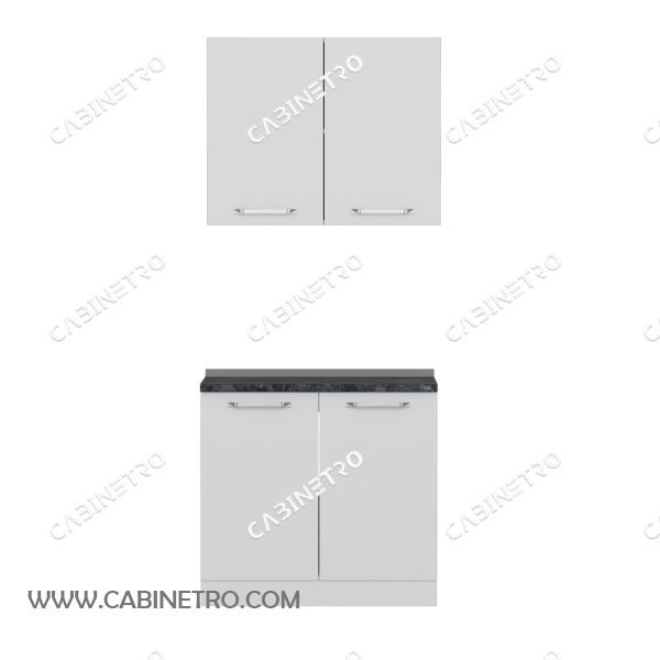 کابینت آشپزخانه | سفید 90 سانتی S1