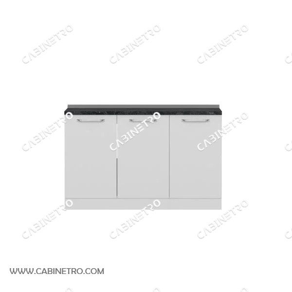 کابینت آماده | زمینی سفید 135 سانتی