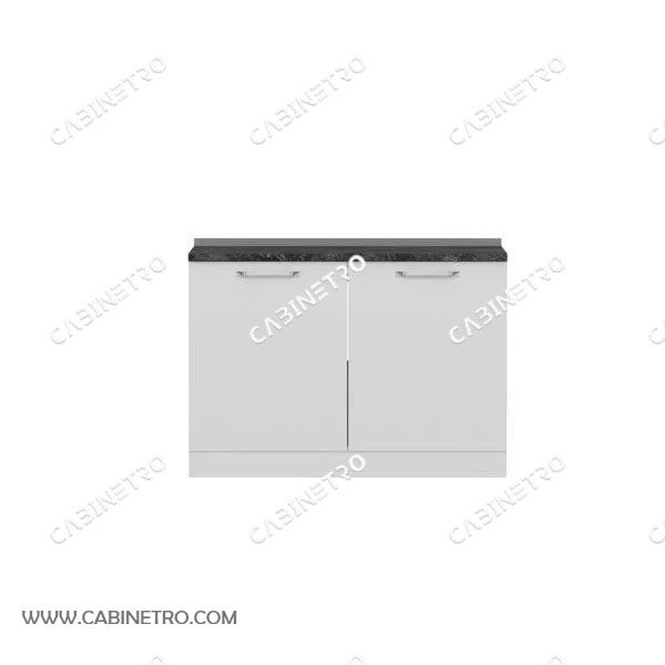کابینت آماده | زیر سینک سفید 120 سانتی