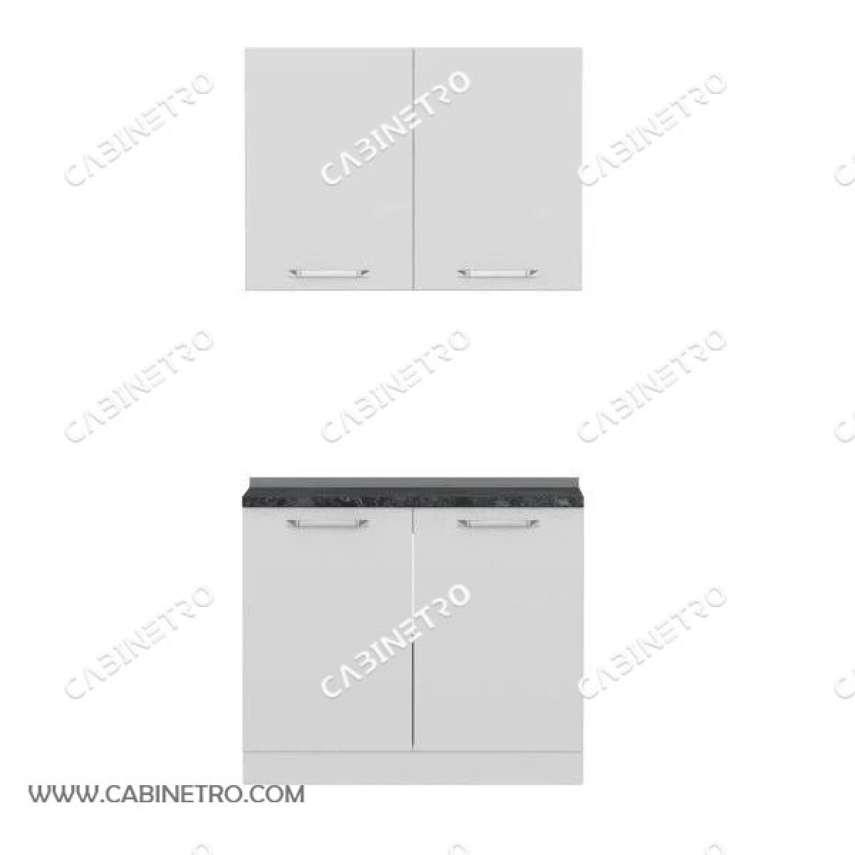 کابینت آشپزخانه | سفید 100 سانتی S1