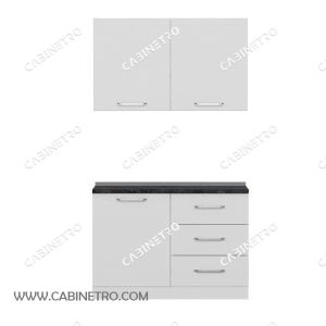 کابینت آشپزخانه | سفید 120 سانتی S2