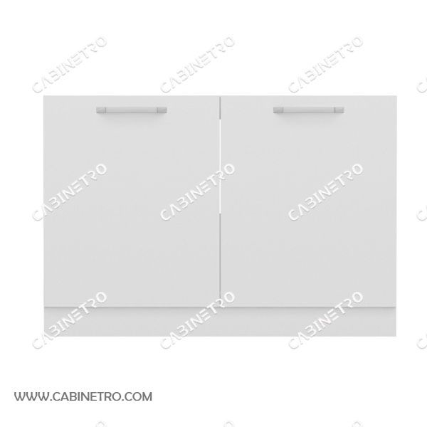 کابینت آماده | زیر سینک سفید 120 سانتی