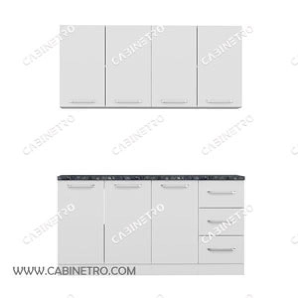 کابینت آشپزخانه | سفید 160 سانتی S1