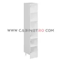 نمای داخل بدون در کابینت ایستاده سفید 40 سانت ارتفاع 240 سانت کابینت رو