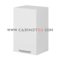 نمای راست کابینت دیواری سفید تک درب 45 سانت ارتفاع ۷۲ سانت کابینت رو