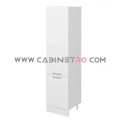 نمای راست کابینت ایستاده سفید 60 سانت ارتفاع 240 سانت کابینت رو