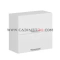 نمای چپ کابینت دیواری سفید آبچکان عرض 80 ارتفاع ۷۲ سانت کابینت رو