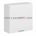 نمای چپ کابینت دیواری سفید جکی عرض ۹۰ ارتفاع ۹۰ سانت کابینت رو