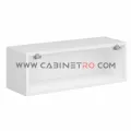نمای داخل بدون در و بدون طبقه کابینت دیواری سفید عرض 100 ارتفاع 36 عمق ۳۰ سانت کابینت رو
