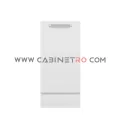 نمای روبرو کابینت زمینی سفید تک درب ۴۰ سانت کابینت رو