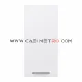نمای روبرو کابینت دیواری سفید تک درب عرض 40 ارتفاع ۹۰ سانت کابینت رو
