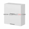 نمای راست کابینت دیواری سفید آبچکان عرض 80 ارتفاع ۹۰ سانت کابینت رو