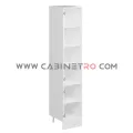 نمای داخل بدون در کابینت ایستاده سفید 45 سانت ارتفاع 240 سانت کابینت رو