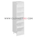 نمای داخل بدون در کابینت ایستاده سفید 60 سانت ارتفاع 222 سانت کابینت رو