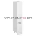 نمای چپ کابینت ایستاده سفید 45 سانت ارتفاع 240 سانت کابینت رو