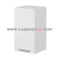 نمای راست کابینت دیواری سفید تک درب 40 سانت ارتفاع ۷۲ سانت کابینت رو