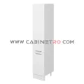 نمای راست کابینت ایستاده سفید 45 سانت ارتفاع 240 سانت کابینت رو