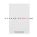 نمای روبرو کابینت دیواری سفید تک درب 50 سانت ارتفاع ۷۲ سانت کابینت رو