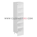 نمای داخل بدون در کابینت ایستاده سفید 50 سانت ارتفاع 222 سانت کابینت رو