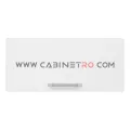 نمای روبرو کابینت دیواری سفید عرض 100 ارتفاع 45 عمق ۳۰ سانت کابینت رو
