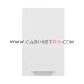 نمای روبرو کابینت دیواری سفید تک درب 45 سانت ارتفاع ۷۲ سانت کابینت رو