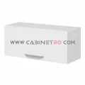 نمای راست کابینت دیواری سفید عرض 100 ارتفاع 45 عمق ۳۰ سانت کابینت رو