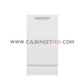نمای روبرو کابینت زمینی سفید تک درب ۴۵ سانت کابینت رو