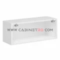 نمای داخل بدون در و بدون طبقه کابینت دیواری سفید عرض 100 ارتفاع 45 عمق ۳۰ سانت کابینت رو