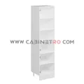 نمای داخل بدون در کابینت ایستاده سفید 60 سانت ارتفاع 240 سانت کابینت رو