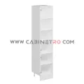نمای داخل بدون در کابینت ایستاده سفید 50 سانت ارتفاع 240 سانت کابینت رو