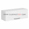 نمای چپ کابینت دیواری سفید عرض 100 ارتفاع 36 عمق ۳۰ سانت کابینت رو