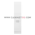 نمای روبرو کابینت ایستاده سفید 50 سانت ارتفاع 222 سانت کابینت رو