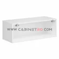 نمای داخل بدون در و بدون طبقه کابینت دیواری سفید عرض 90 ارتفاع 36 عمق ۳۰ سانت کابینت رو