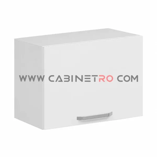 نمای چپ کابینت دیواری سفید عرض 60 ارتفاع 45 عمق ۳۰ سانت کابینت رو