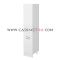 نمای راست کابینت ایستاده سفید 50 سانت ارتفاع 240 سانت کابینت رو