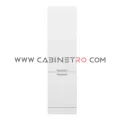 نمای روبرو کابینت ایستاده سفید 60 سانت ارتفاع 222 سانت کابینت رو