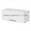 نمای راست کابینت دیواری سفید عرض 90 ارتفاع 36 عمق ۳۰ سانت کابینت رو