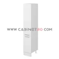 نمای راست کابینت ایستاده سفید 40 سانت ارتفاع 222 سانت کابینت رو