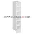 نمای داخل بدون در کابینت ایستاده سفید 40 سانت ارتفاع 222 سانت کابینت رو