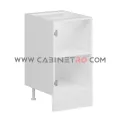 نمای داخل بدون در کابینت زمینی سفید تک درب ۴۵ سانت کابینت رو